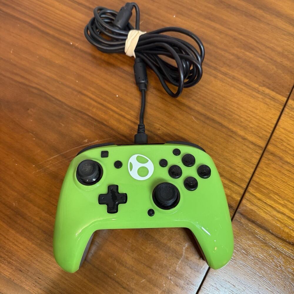 Rare PDP Faceoff WIRED Pro Nintendo Switch CONTROLLER YOSHI HTF